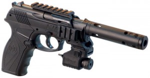 Пневматический пистолет Crosman C11 Tactical с удлиненным стволом