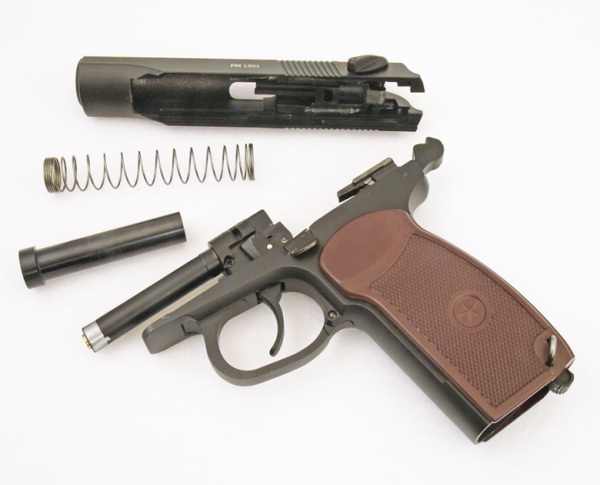 Разборка и тюнинг пневматического пистолета Gletcher PM 1951