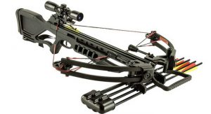 Блочный арбалет МК-380 с ложей винтовочного типа для спортивной стрельбы и охоты