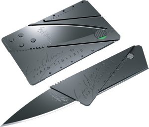 Современный и стильный нож CardSharp-2 в виде визитки (кредитки)